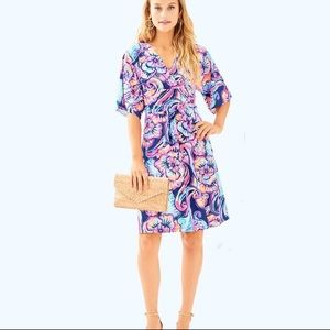 EUC Lilly Pulitzer Parigi Knee Length Dress Small